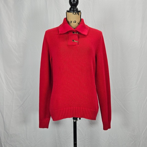 Lauren Ralph Lauren Sweaters - LRL Lauren Jeans Co Ralph Lauren Women's Red Cotton Sweater M Nautical